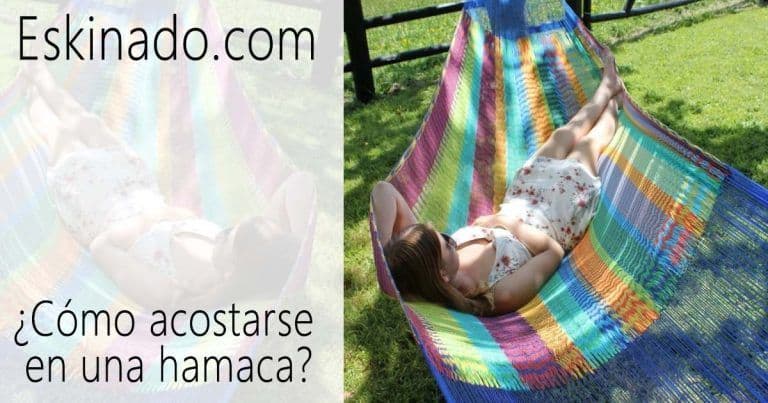 Cómo acostarse en una hamaca